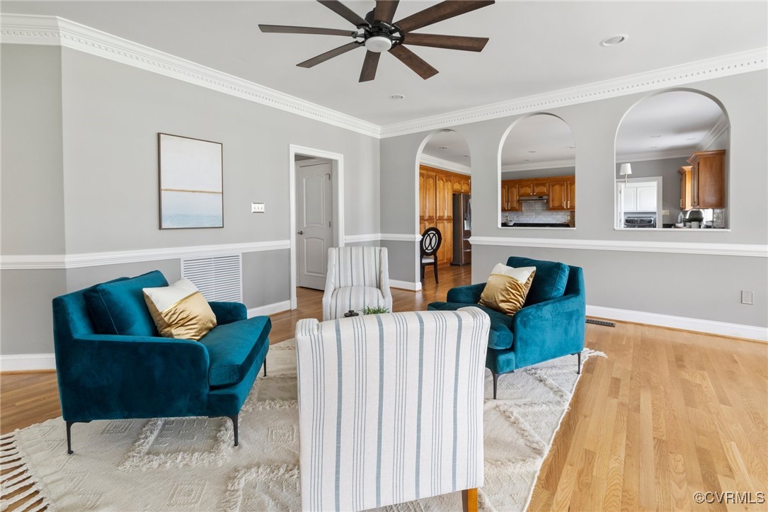 2311 Kings Lynn Road Midlothian, VA 23113 - Photo 22 of 50 a living room with furniture and wooden floor