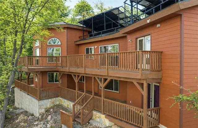 a view of street with large trees