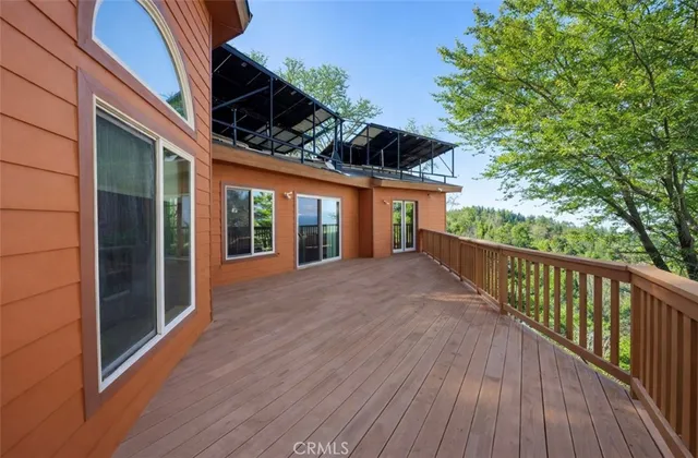 a view of a house with wooden floor