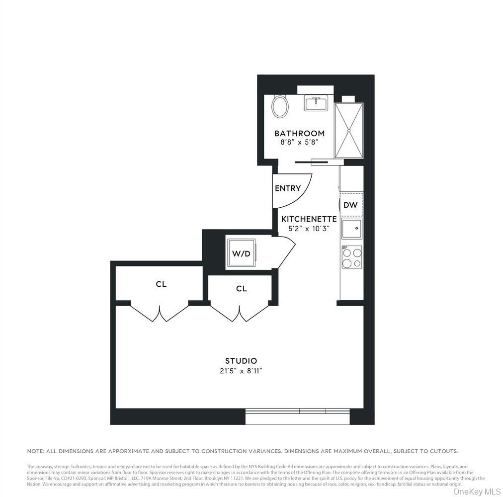 1064 Hancock Street, Unit 101 Brooklyn, NY 11221 - Photo 9 of 9 Floor plan