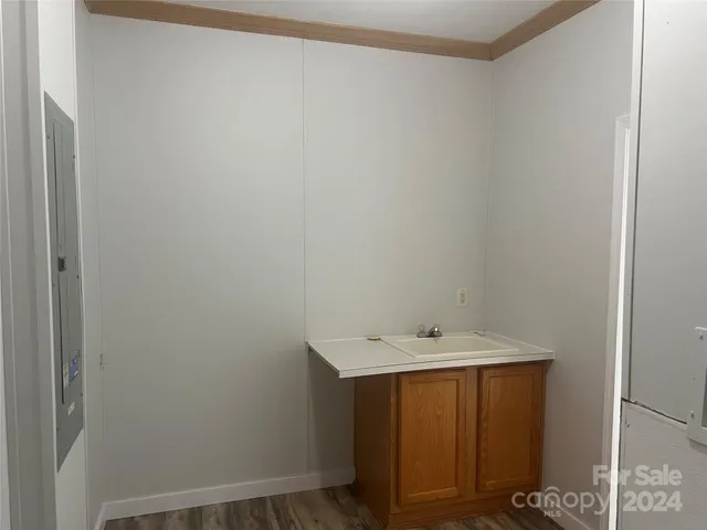 a bathroom with a sink