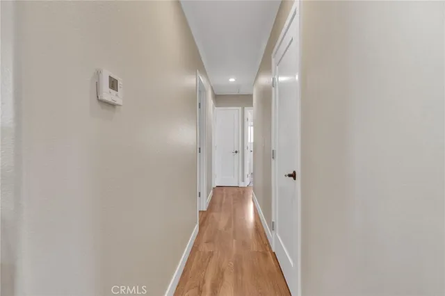 a workspace with a bookshelf