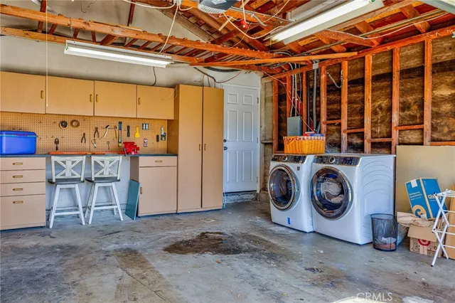 a view of storage and utility room