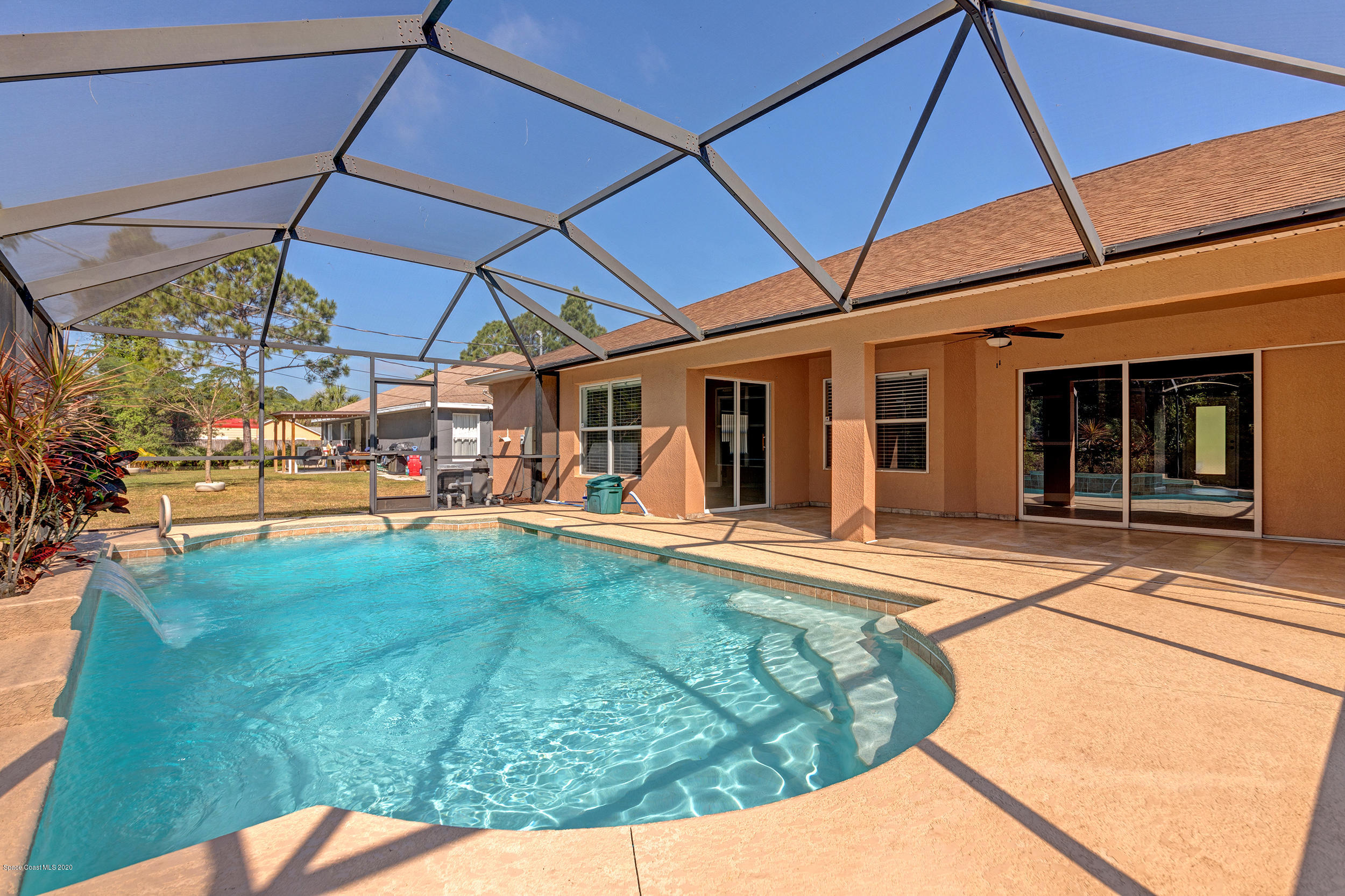 1306 Scranton Street Southwest Palm Bay, FL 32908 - Photo 33 of 36 a view of a backyard