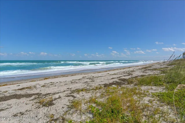 a view of a swimming pool and outdoor space