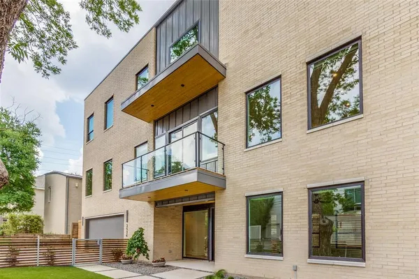 a view of a building with a window
