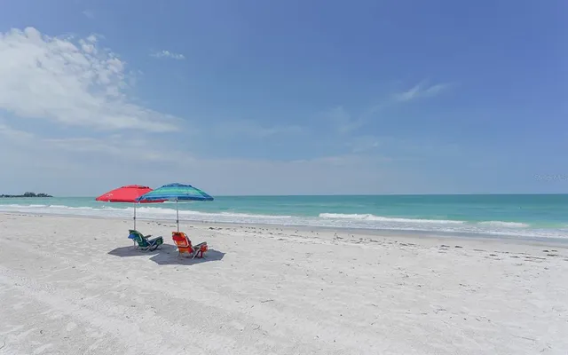 a view of an ocean beach