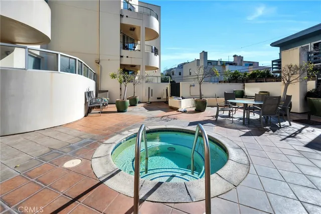 a view of building with outdoor space