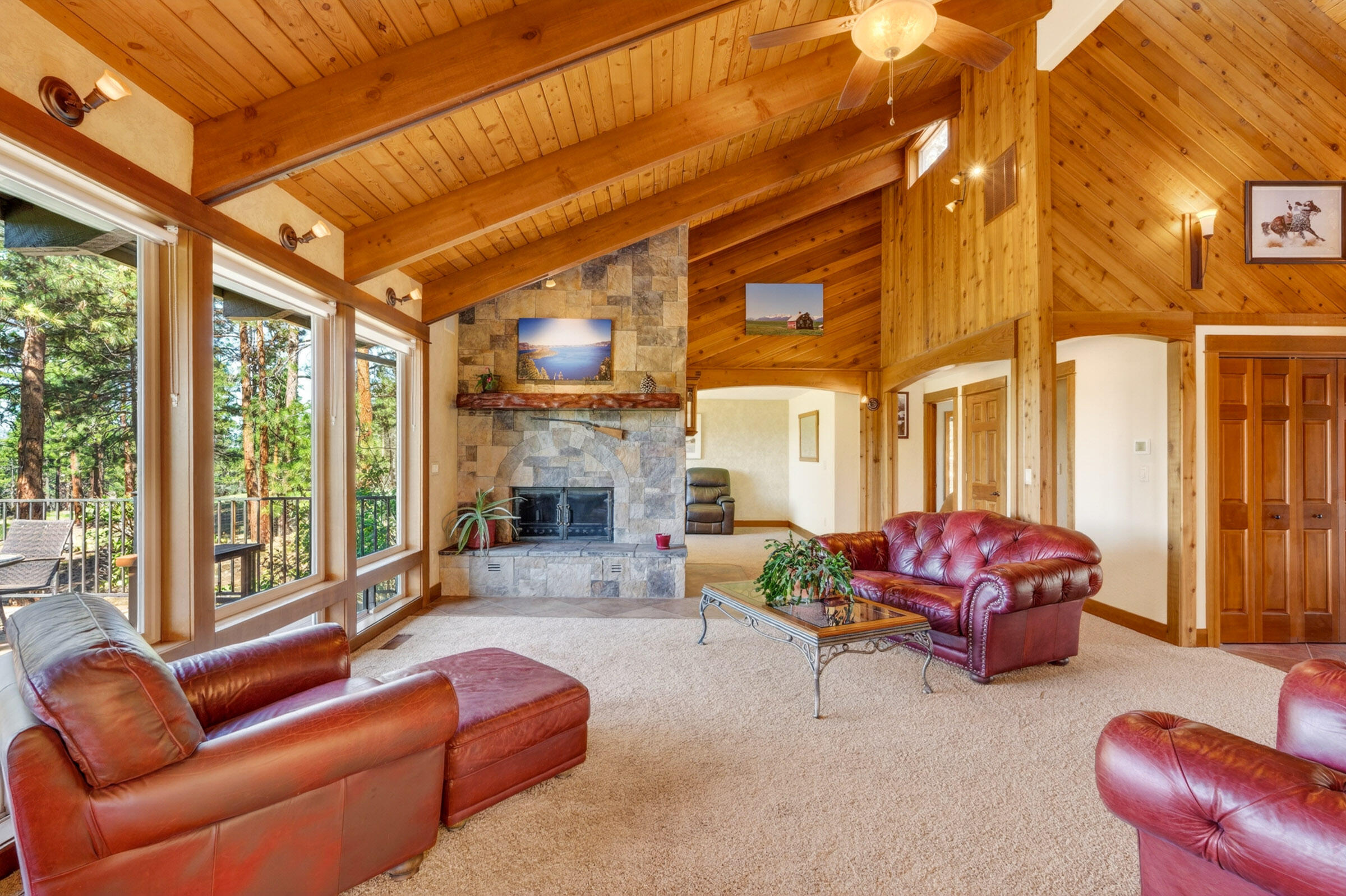 69470 Deer Ridge Road Sisters, OR 97759 - Photo 16 of 96 a living room with furniture and a large window