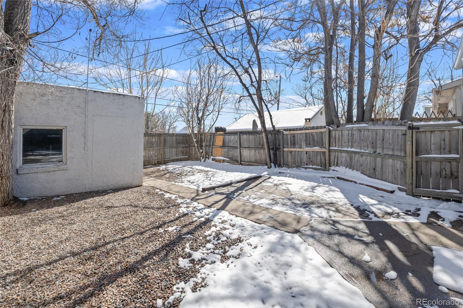 3340 Decatur Street Denver, CO 80211 - Photo 25 of 29 a view of a backyard of the house