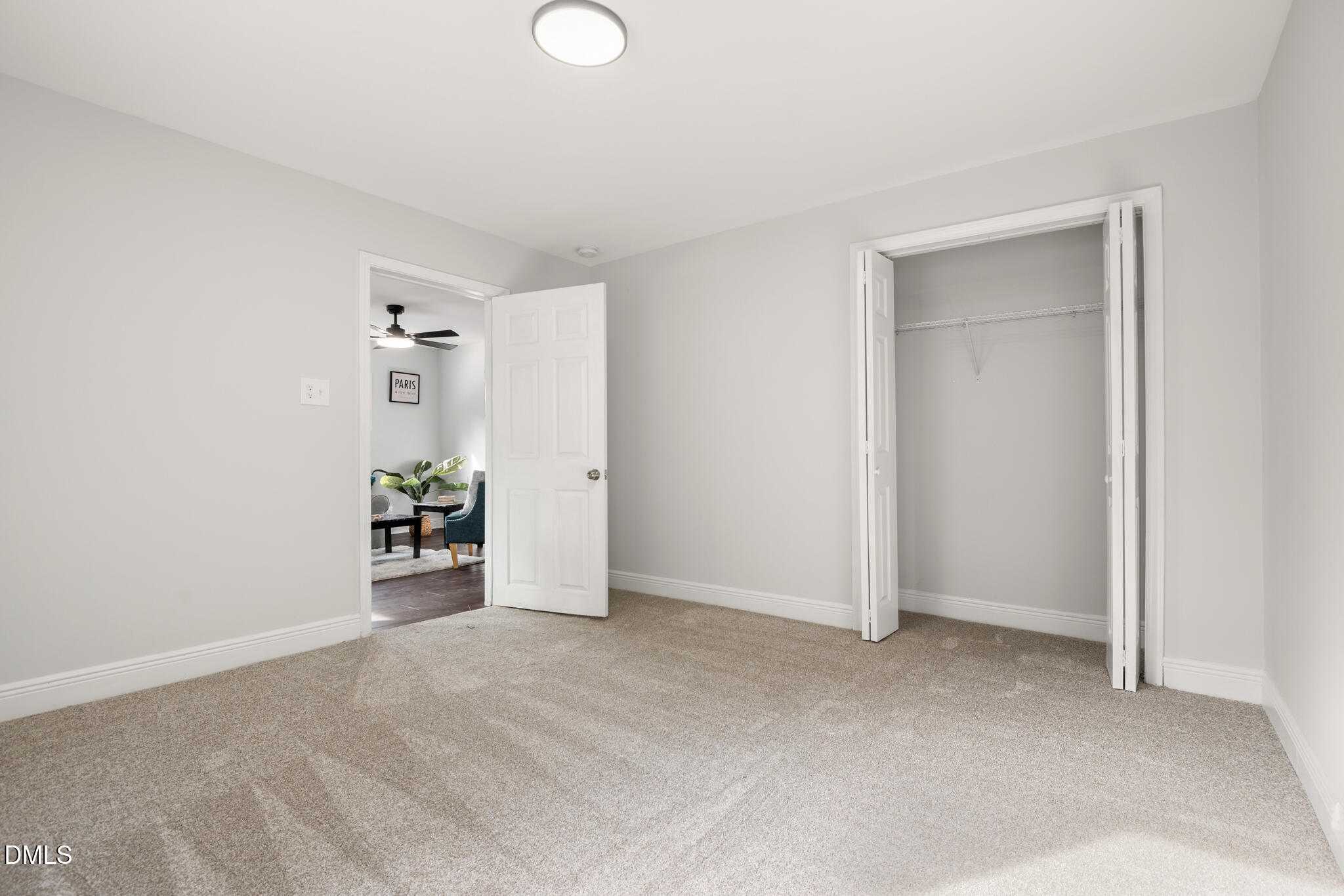2705 Broad Street Durham, NC 27704 - Photo 19 of 33 an empty room with closet and a bathroom