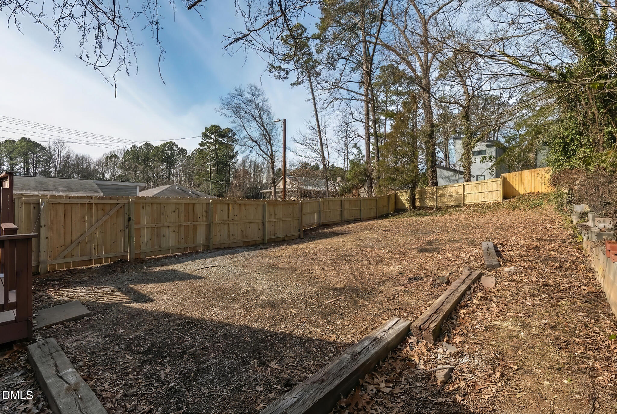 2705 Broad Street Durham, NC 27704 - Photo 33 of 33 a view of a backyard of the house