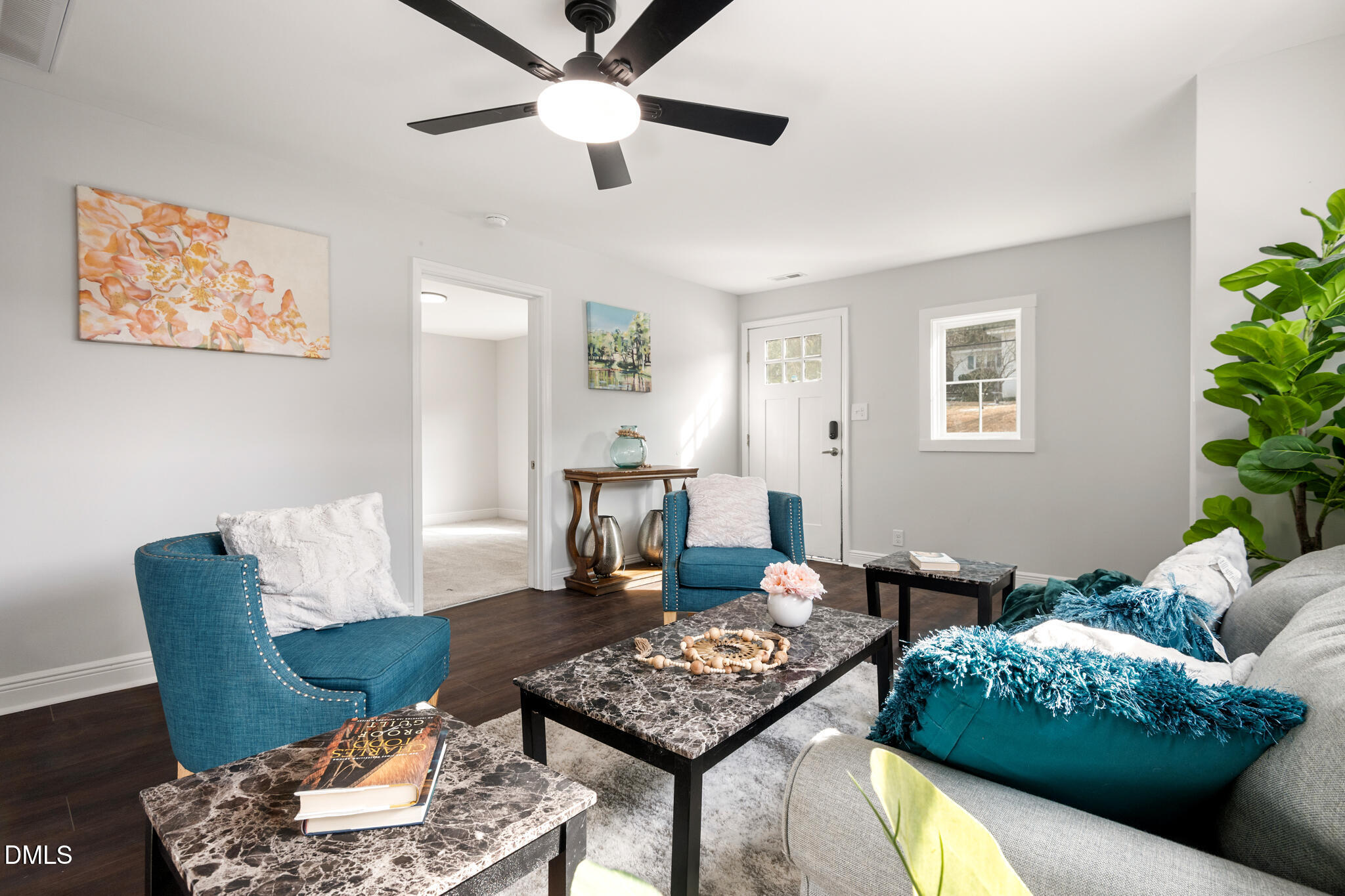 2705 Broad Street Durham, NC 27704 - Photo 9 of 33 a living room with furniture and a window
