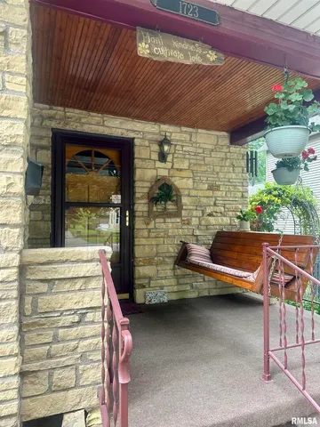 a view of outdoor seating area