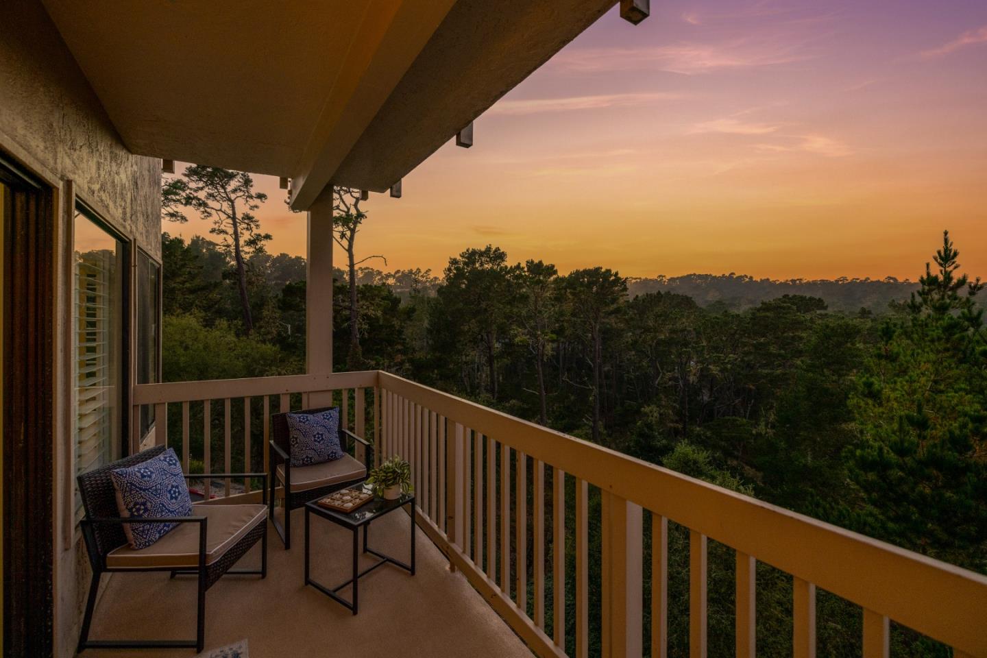 16 Shepherds Knoll Road Monterey, CA 93940 - Photo 16 of 18 a view of a two chairs in the balcony