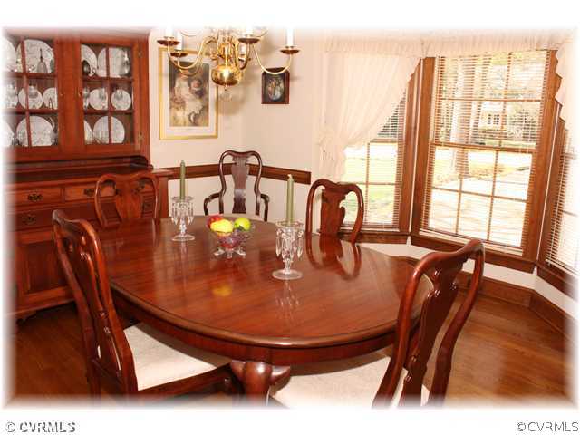 2801 Park Ridge Road Midlothian, VA 23113 - Photo 3 of 12 Dining Room - Dining Room with Large Bay Window