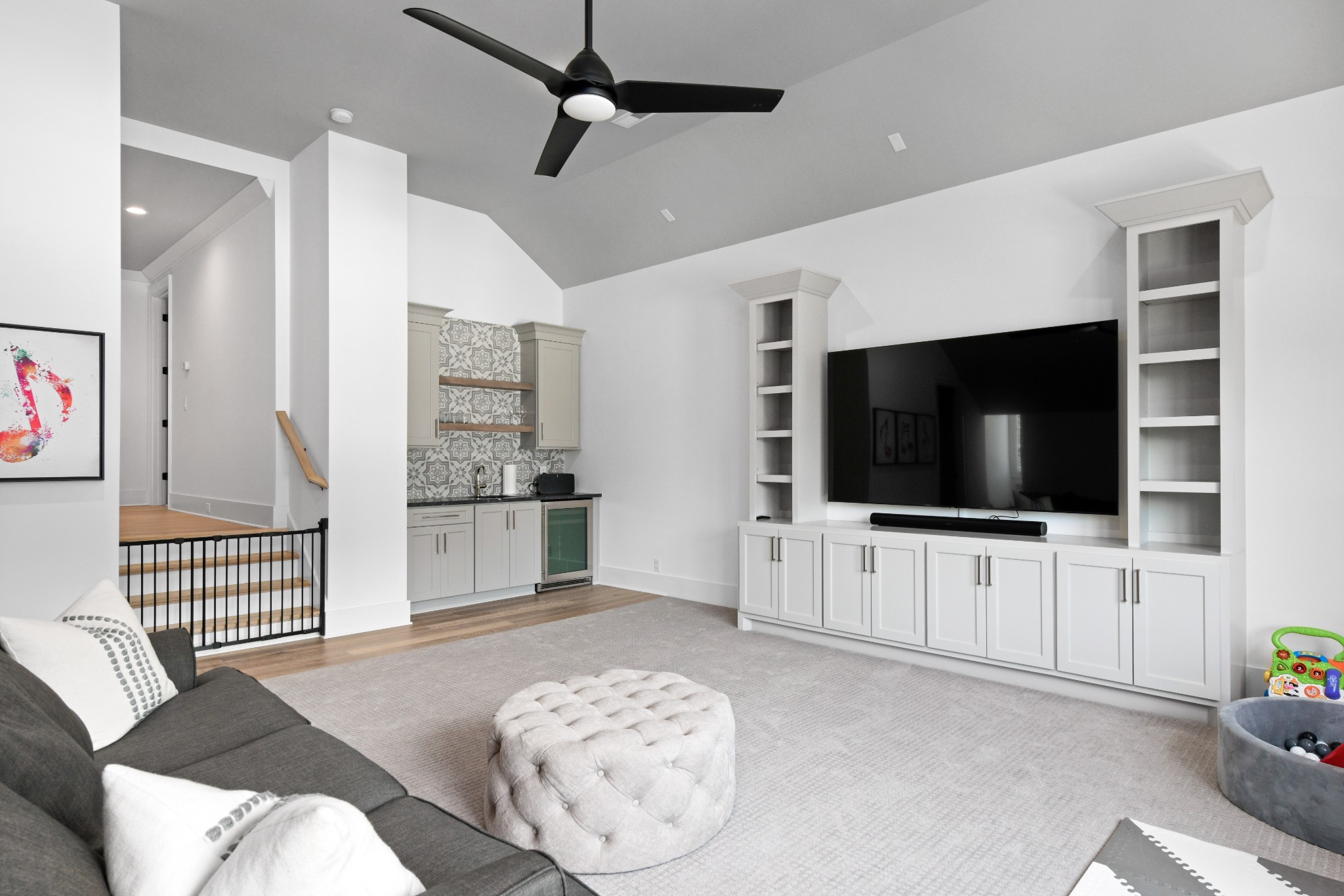 2847 Sugar Tree Road Nashville, TN 37215 - Photo 29 of 52 a living room with furniture and a flat screen tv