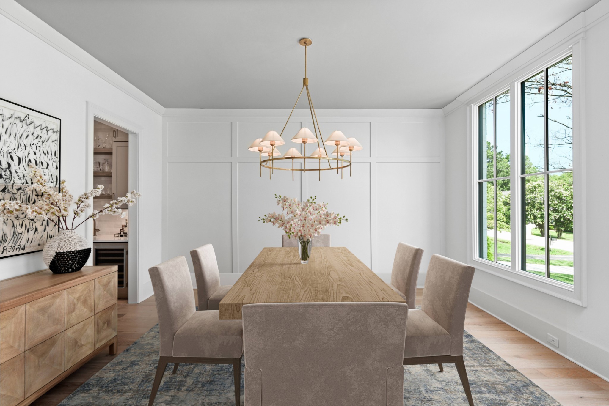 2847 Sugar Tree Road Nashville, TN 37215 - Photo 8 of 52 a view of a dining room with furniture window and outside view