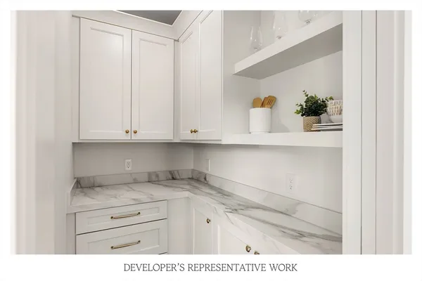 a black and white photo of a living room