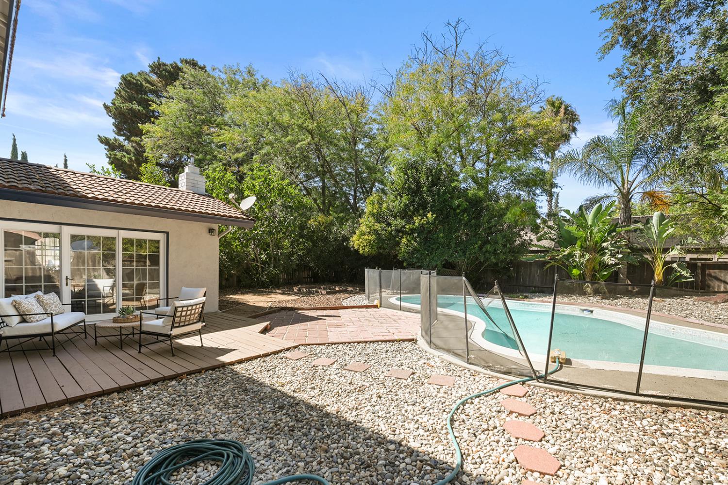 4121 Vista Way Davis, CA 95618 - Photo 29 of 32 a view of a backyard with a patio