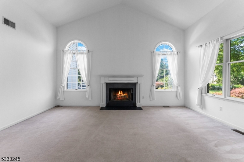 2 Seminole Road Skillman, NJ 08558 - Photo 25 of 50 an empty room with windows and fireplace