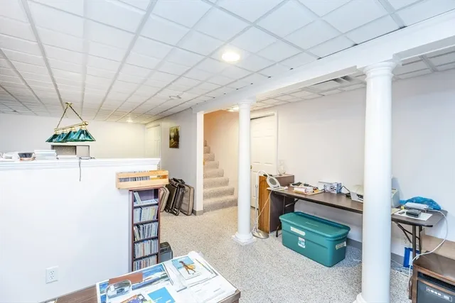 a room with furniture and window