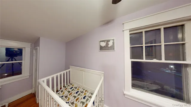 a view of wooden floor in a room