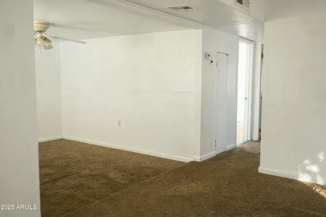 a view of a small space