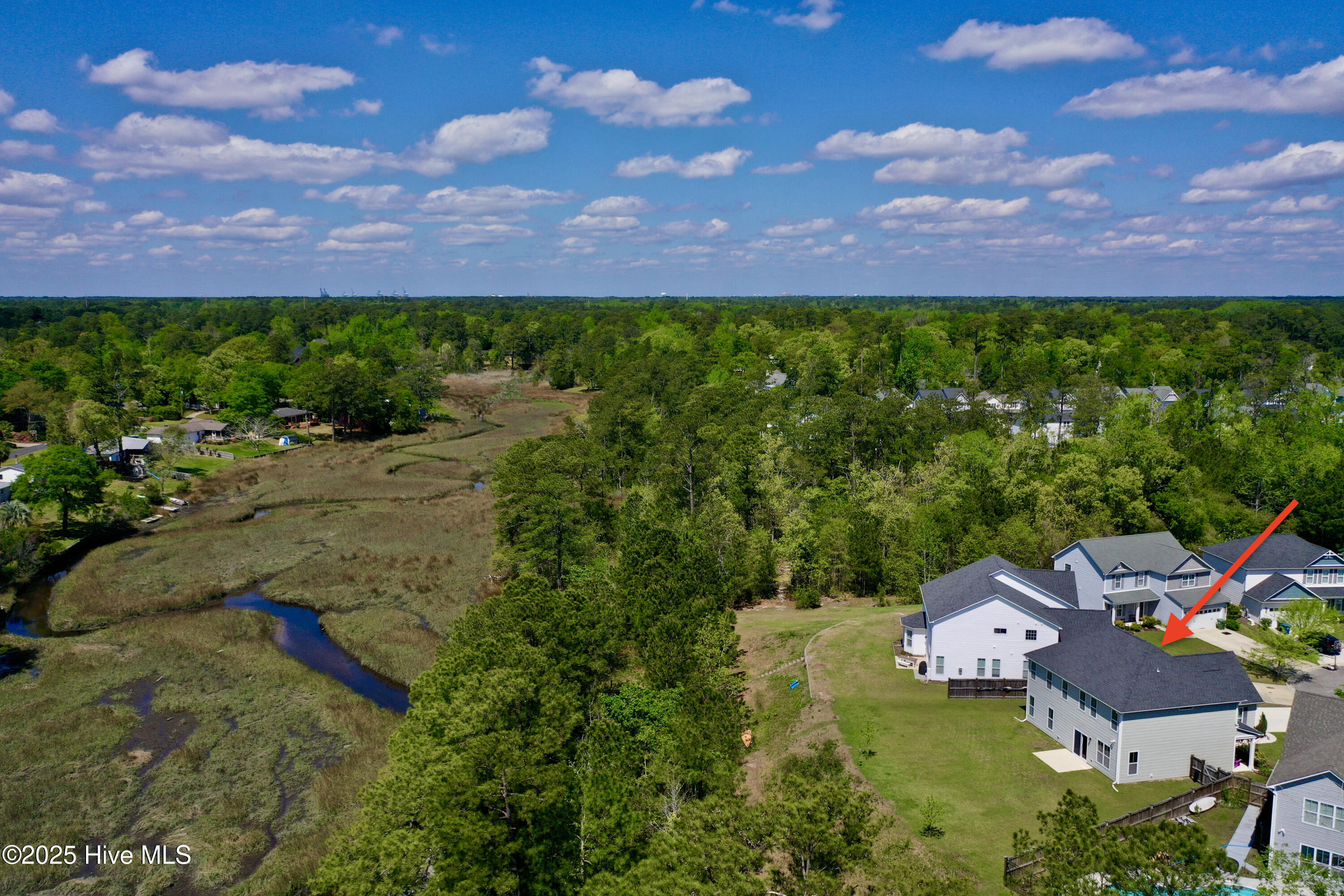 3363 Kellerton Place Wilmington, NC 28409 - Photo 27 of 32 View of House and Whiskey Creek