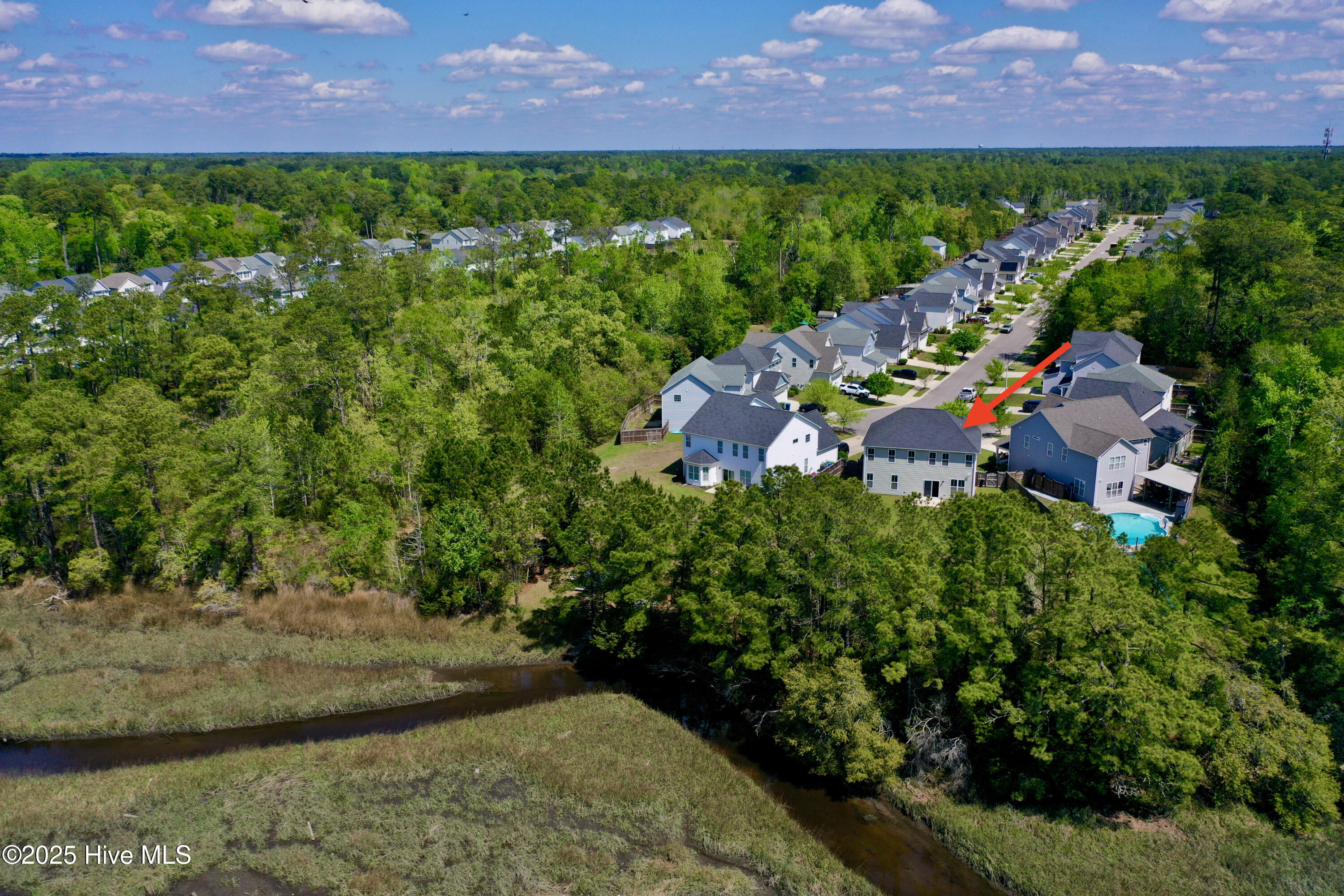 3363 Kellerton Place Wilmington, NC 28409 - Photo 3 of 32 Backyard View from Above