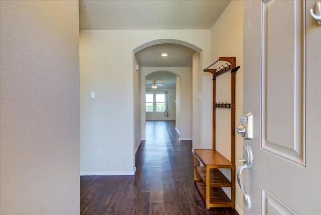 wooden floor in a gallery