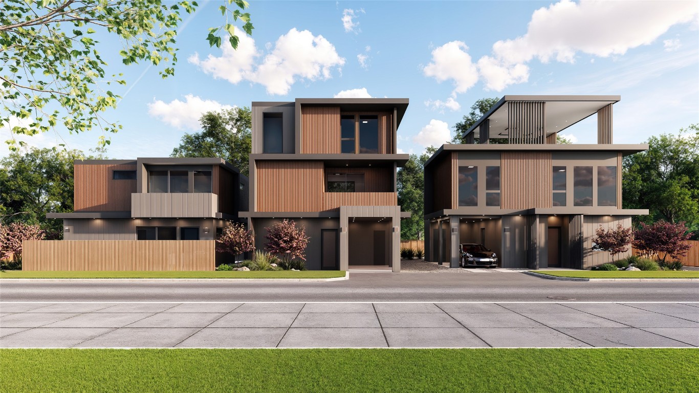 205 Medina Street, Unit 1 Austin, TX 78702 - Photo 12 of 15 Modern home featuring driveway