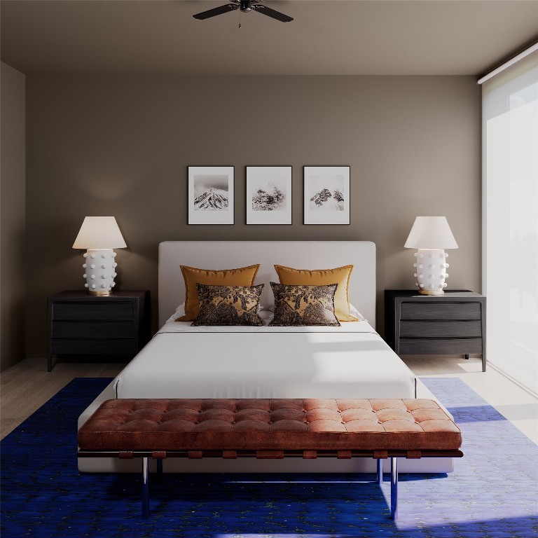 205 Medina Street, Unit 1 Austin, TX 78702 - Photo 9 of 15 Bedroom featuring ceiling fan