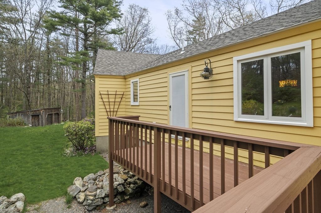 46 Georgetown Road Boxford, MA 01921 - Photo 39 of 40 a view of a house with backyard and porch