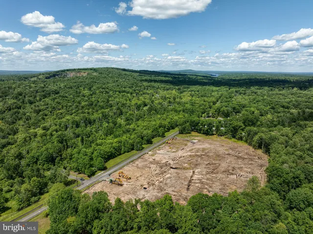 a view of a pathway both side of green field with yard in back