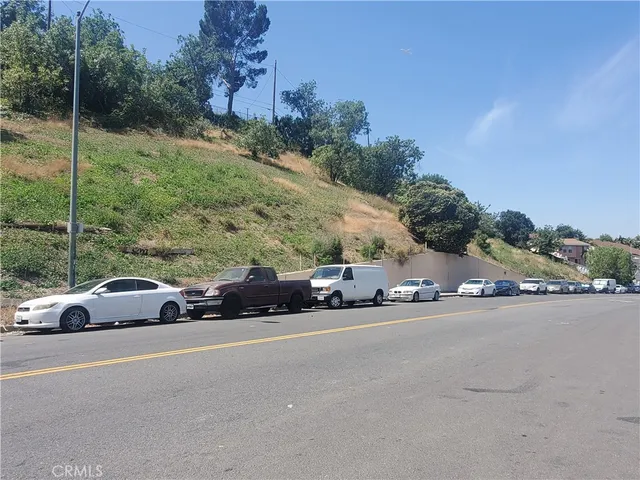 a car parked on the side of the road