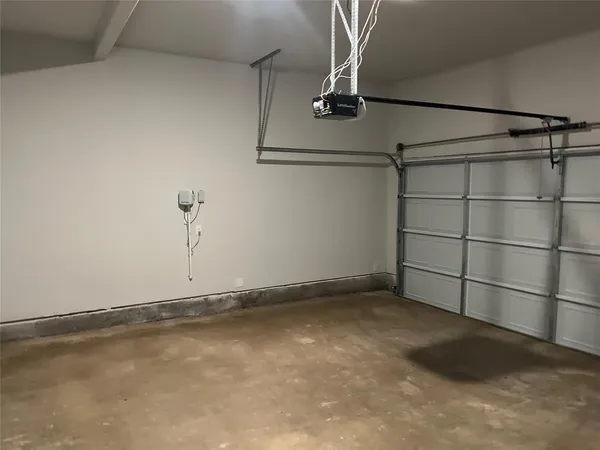 a view of a room with rack on the wall