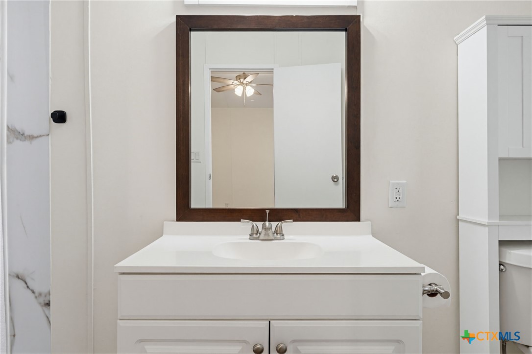 2739 Willow Loop Kempner, TX 76539 - Photo 16 of 30 a bathroom with a sink and a mirror
