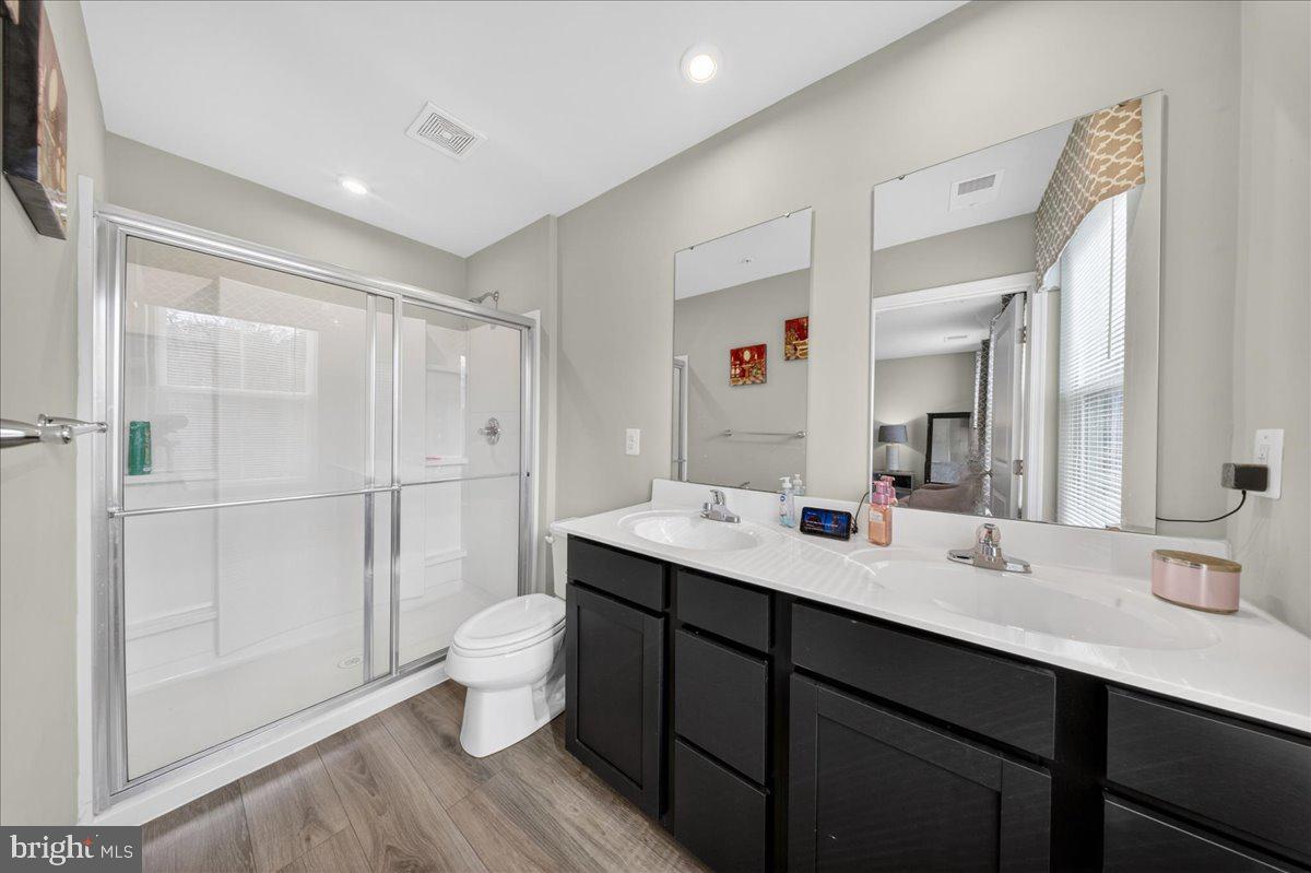 2 Ridgely Forest Drive Elkton, MD 21921 - Photo 18 of 35 a bathroom with a sink shower and a toilet