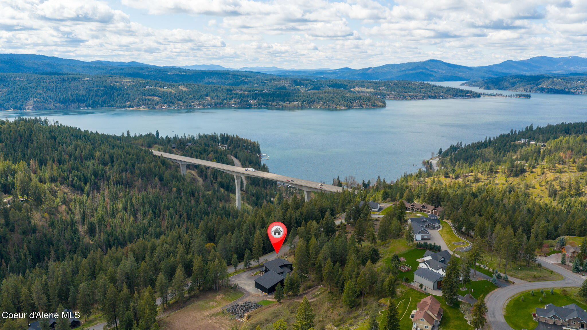 6799 East Shiras Road Coeur D'Alene, ID 83814 - Photo 60 of 98 Aerial Views