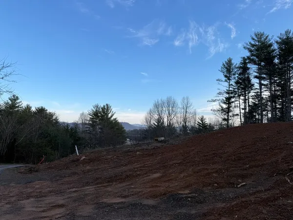 a view of road with yard