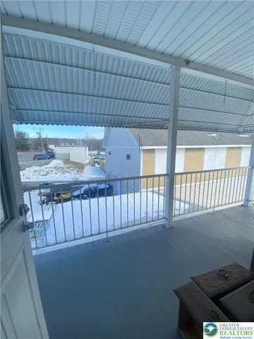a kitchen with a window