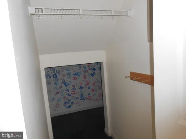 a view of stairs