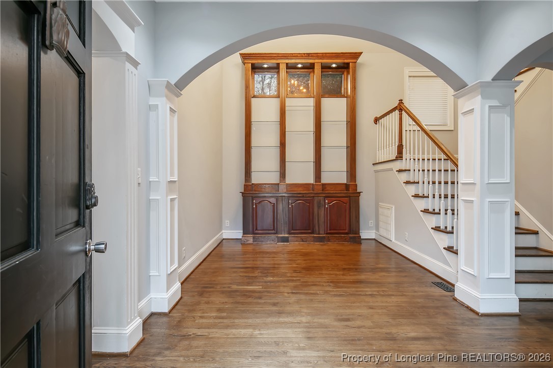 1915 Morganton Road Fayetteville, NC 28305 - Photo 2 of 48 a view of entryway with wooden floor