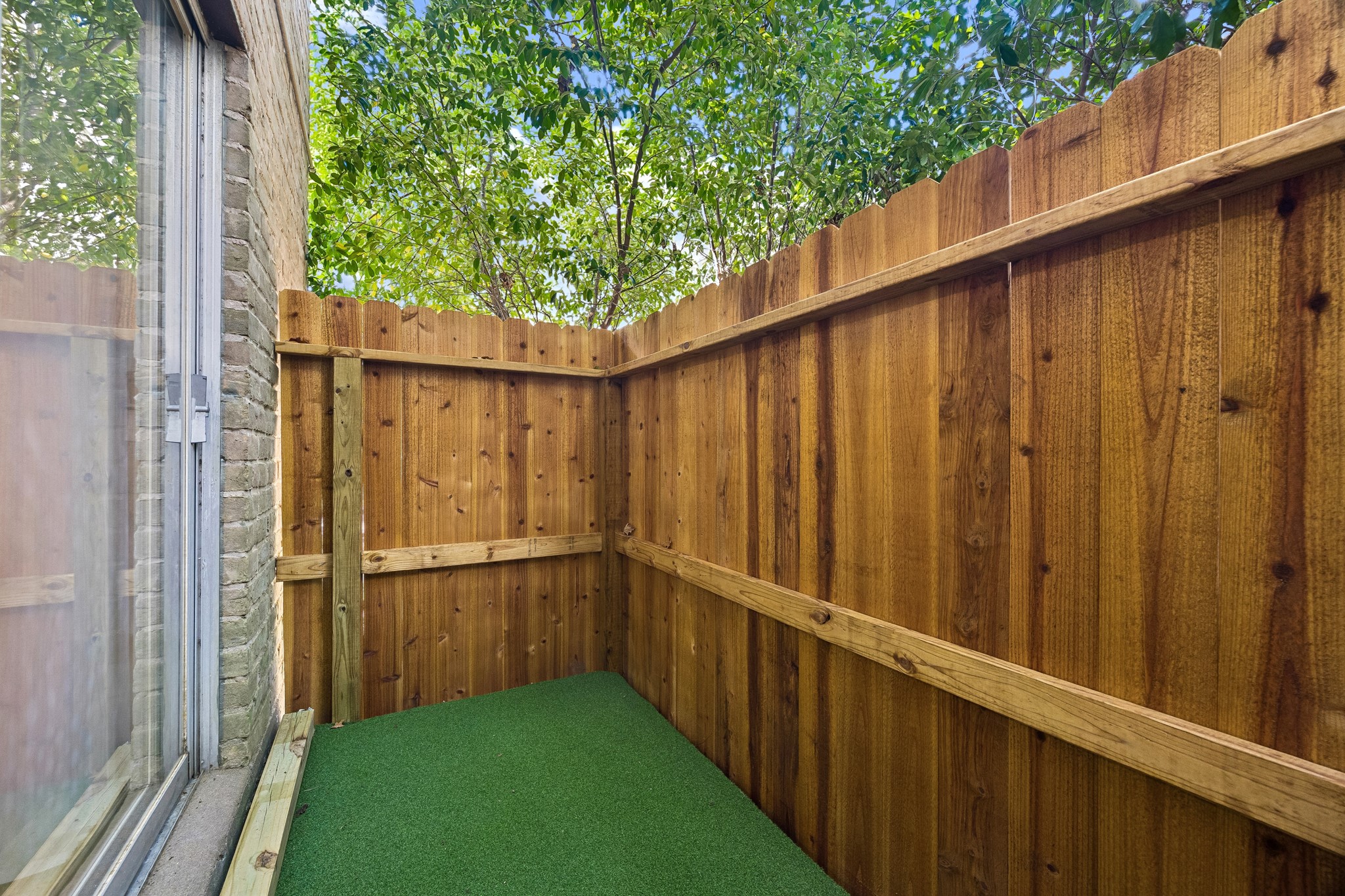 Bedroom's Privacy Patio