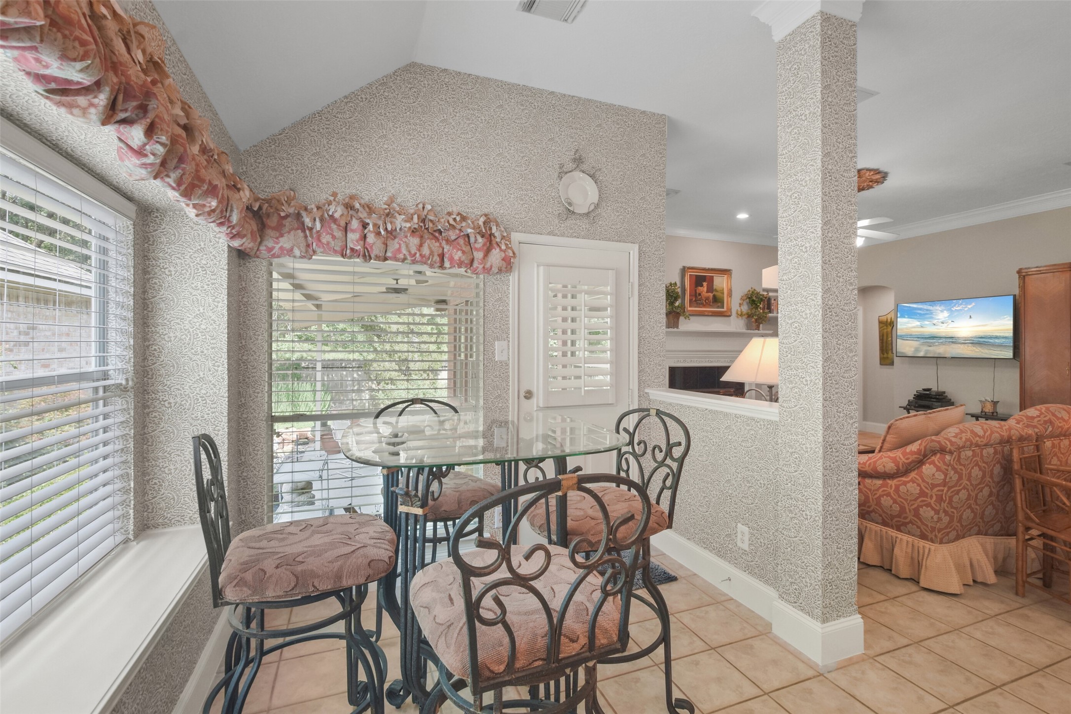 18 Pinery Ridge Place Spring, TX 77382 - Photo 19 of 38 a view of a dining room with furniture window and outside view