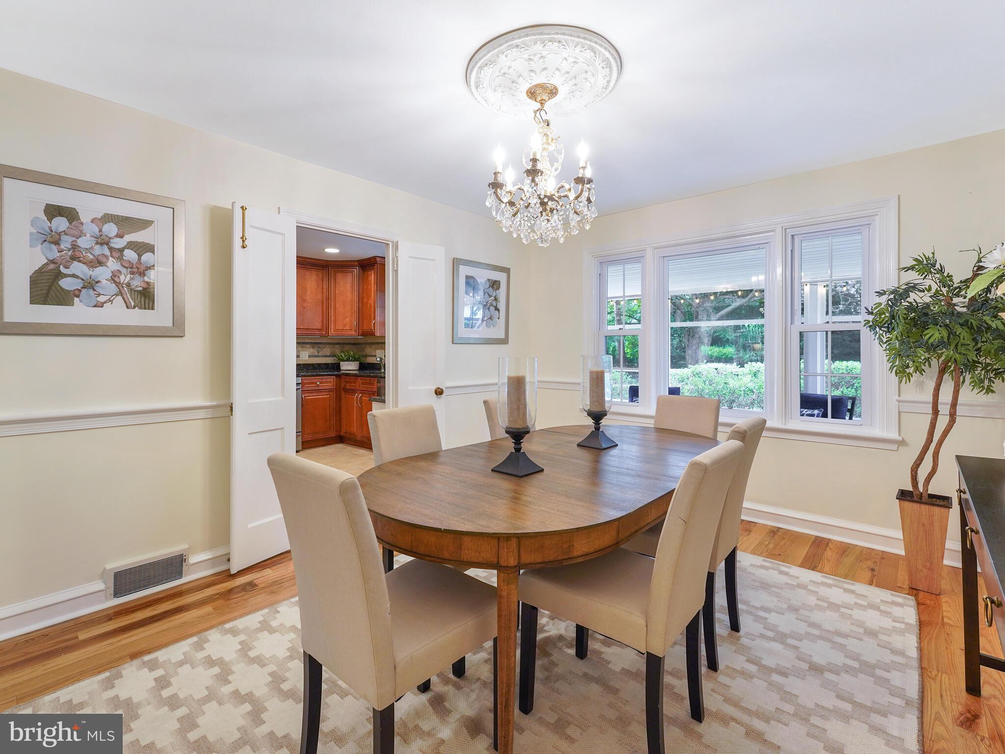 103 Kershaw Road Wallingford, PA 19086 - Photo 12 of 34 Dining room with convenient access to kitchen