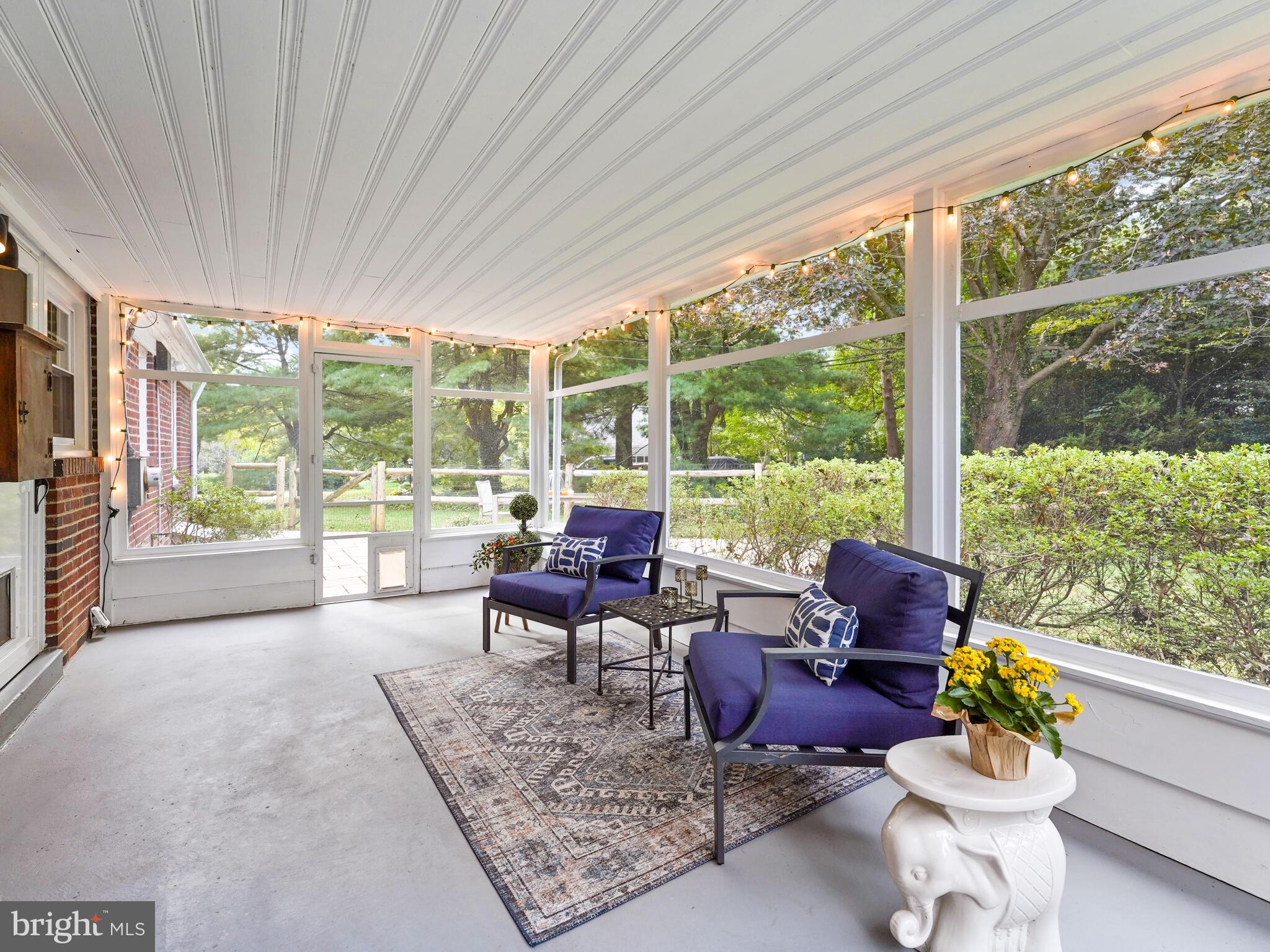 103 Kershaw Road Wallingford, PA 19086 - Photo 15 of 34 Porch overlooks private back yard.