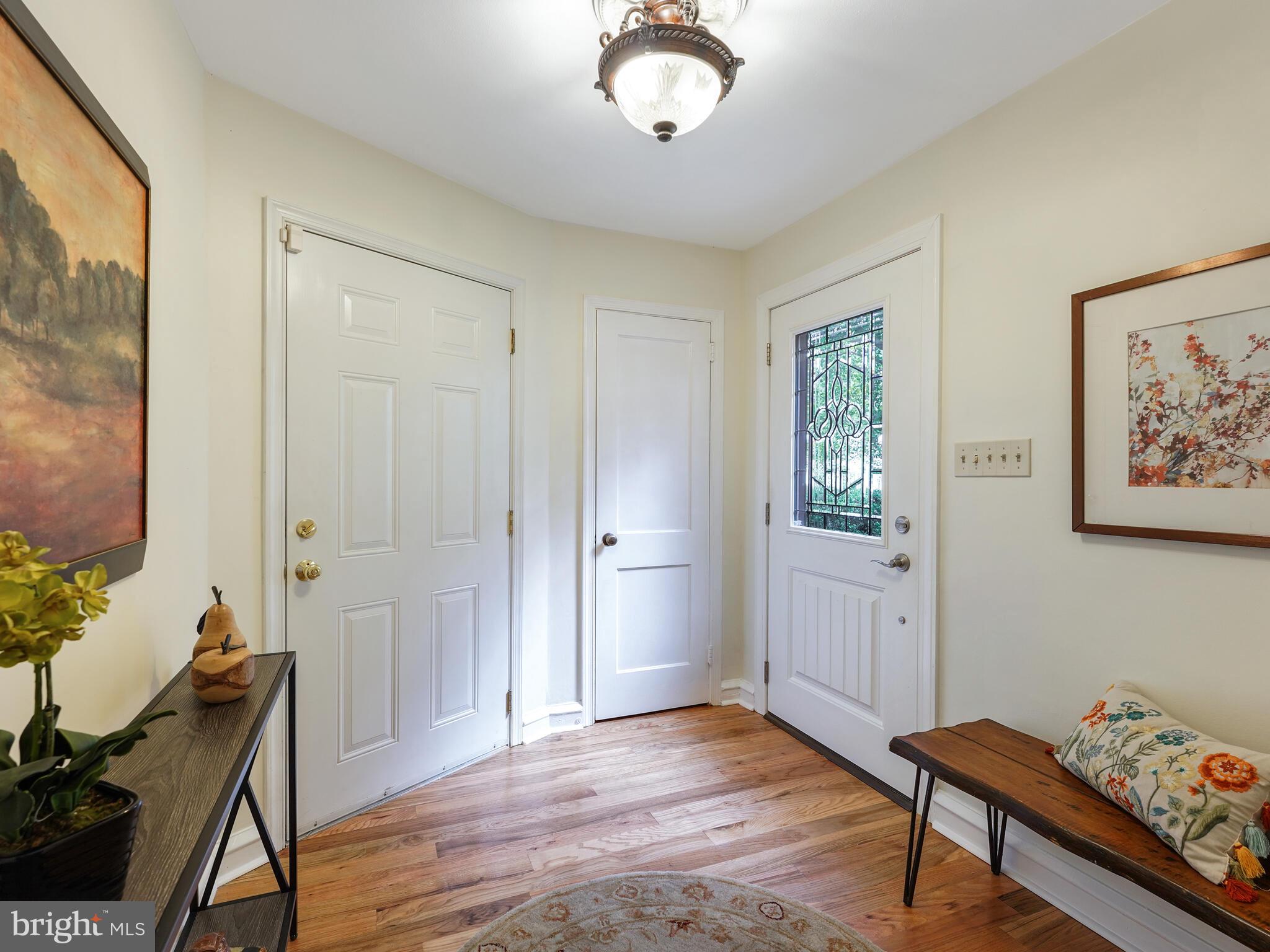 103 Kershaw Road Wallingford, PA 19086 - Photo 2 of 34 Foyer with easy access to oversized 2 car garage