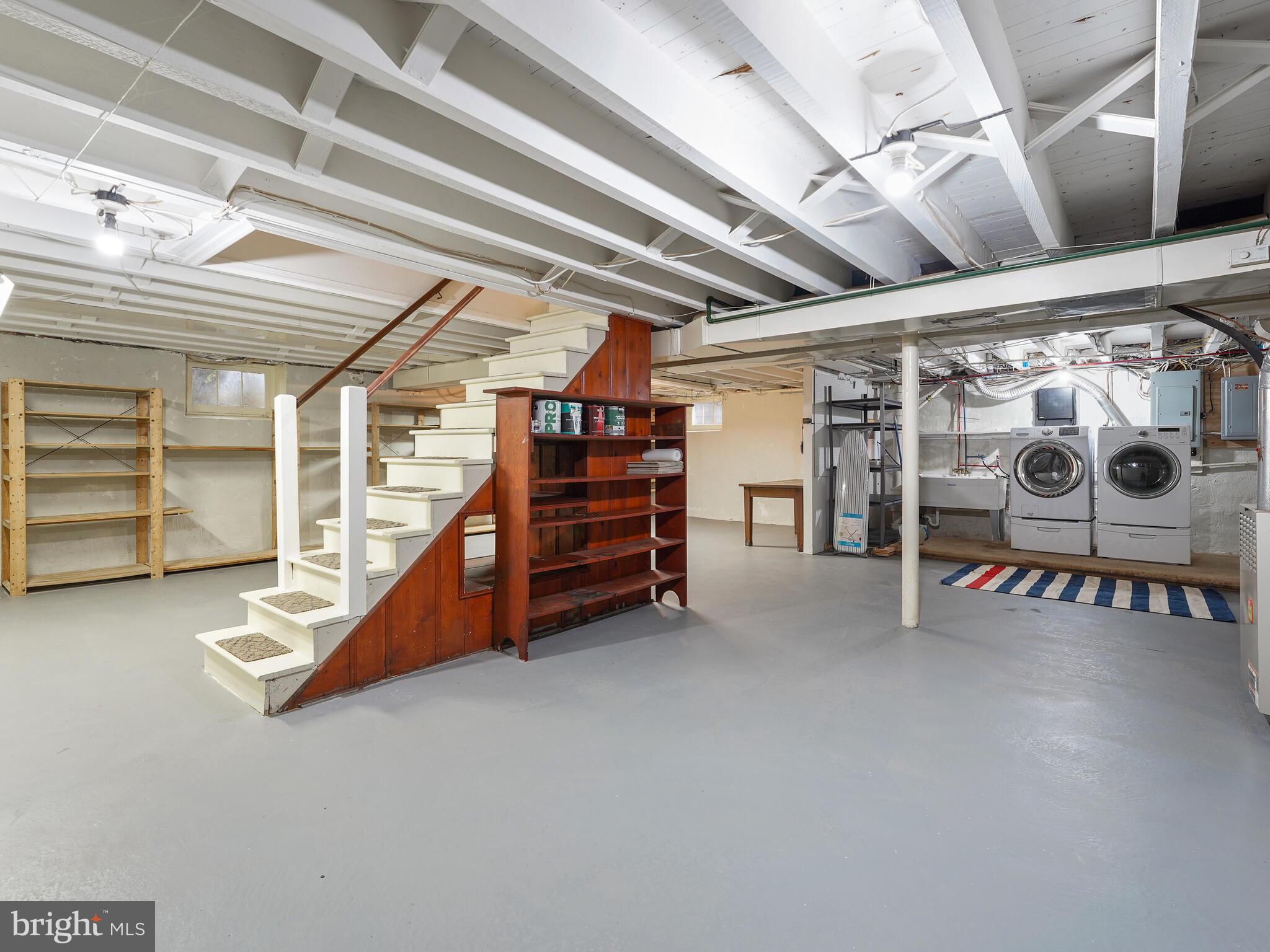 103 Kershaw Road Wallingford, PA 19086 - Photo 27 of 34 Huge, clean basement and laundry!